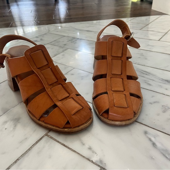 Freda Salvador Shoes - Freda Salvador JULIETA FISHERMAN BLOCK HEEL Sandals